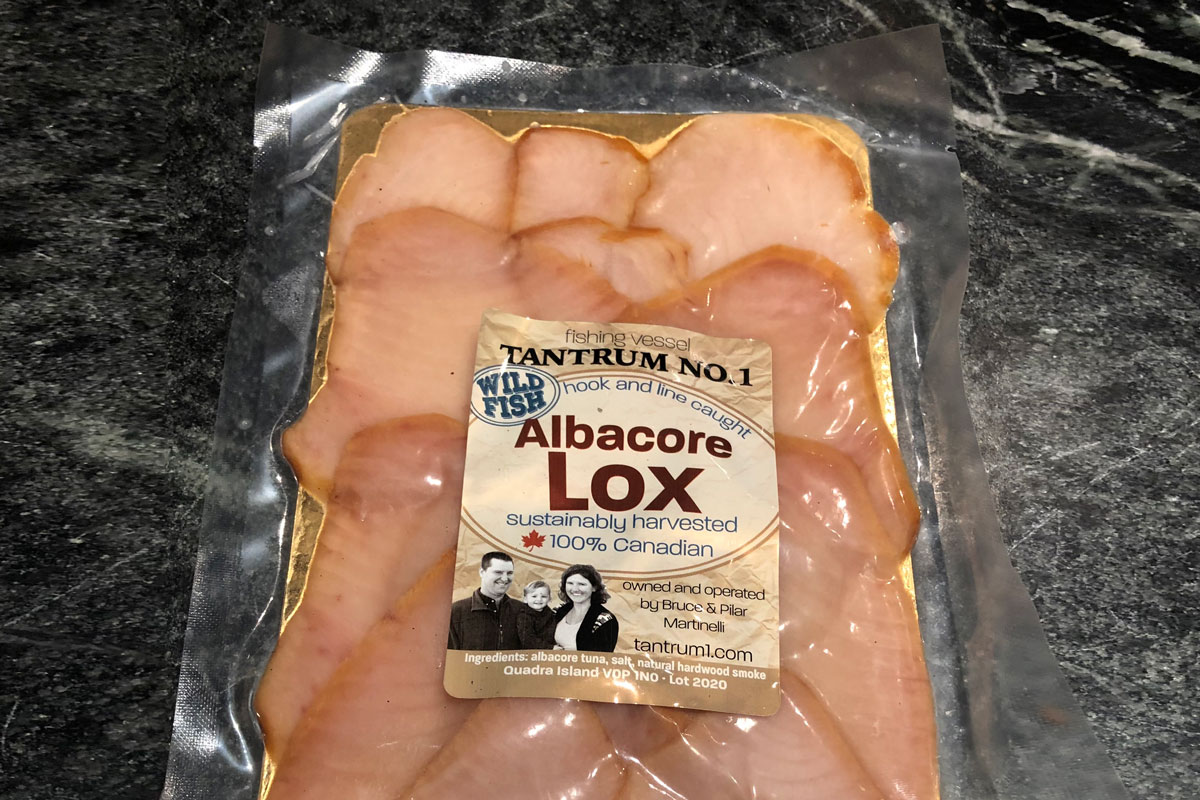 albacore-tuna-lox packaged albacore tuna lox
